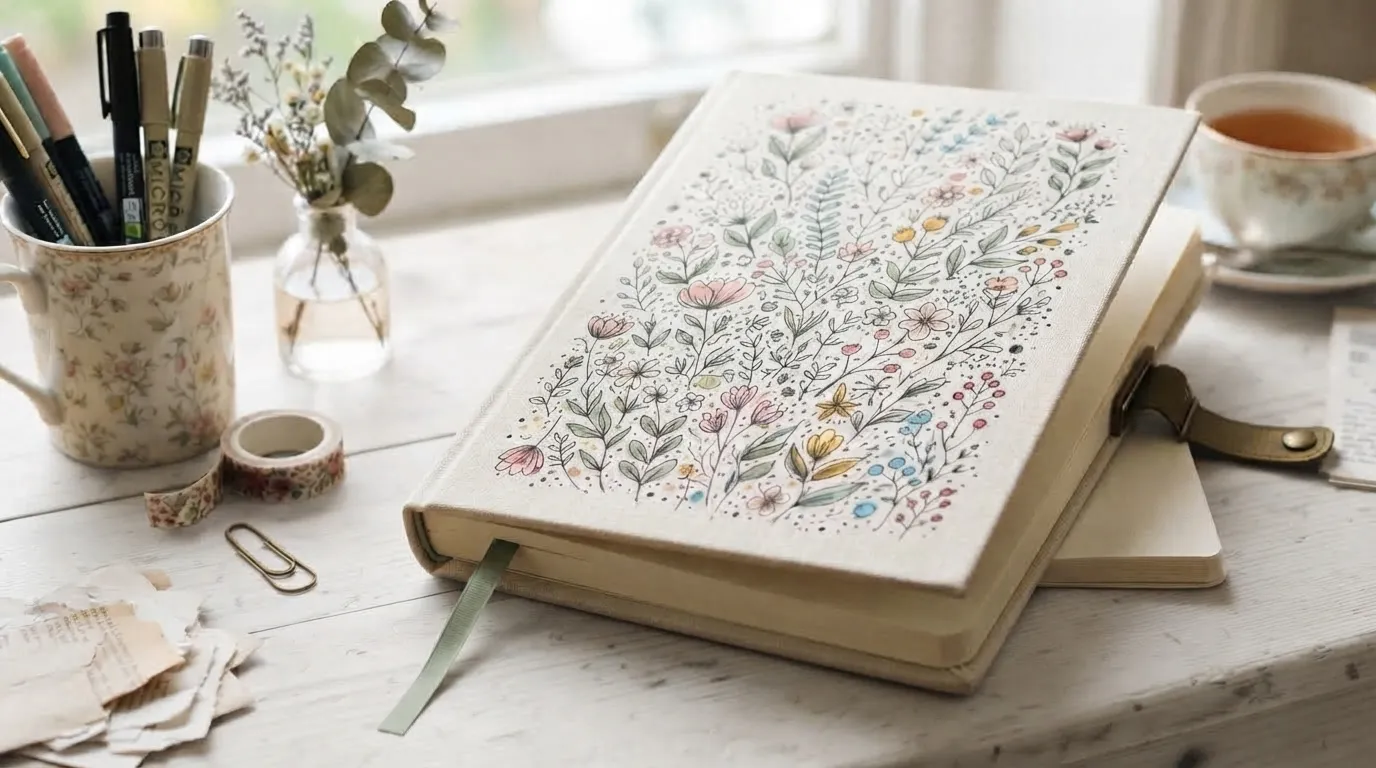 floral doodle ideas