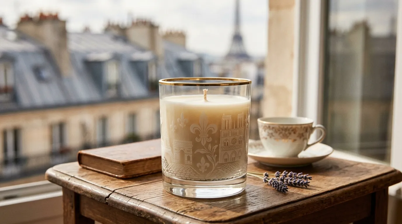 Paris theme candle decor ideas