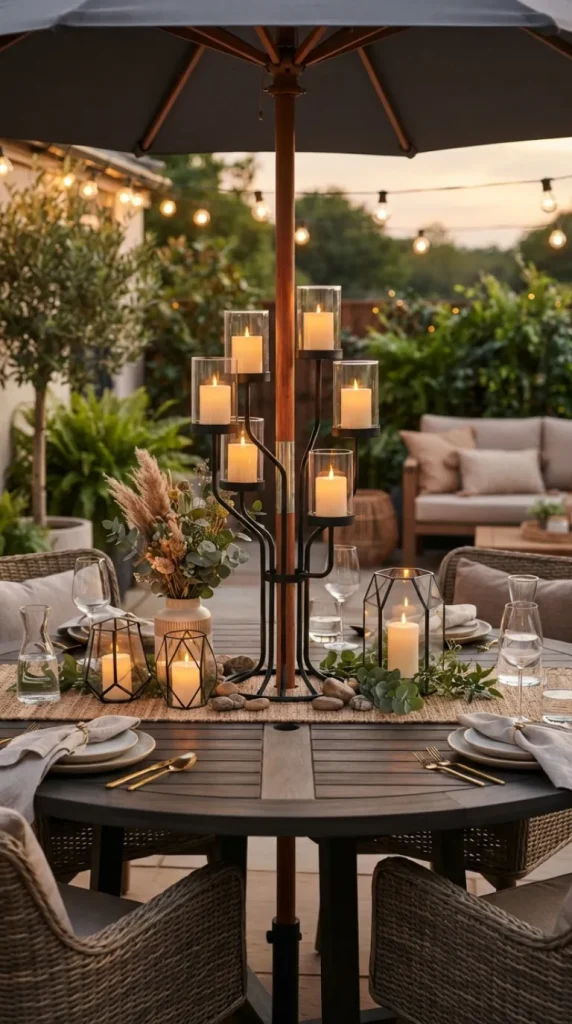 Patio Candle Decor Ideas