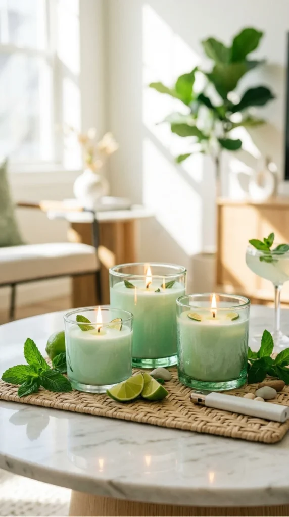 Summer drink candle ideas