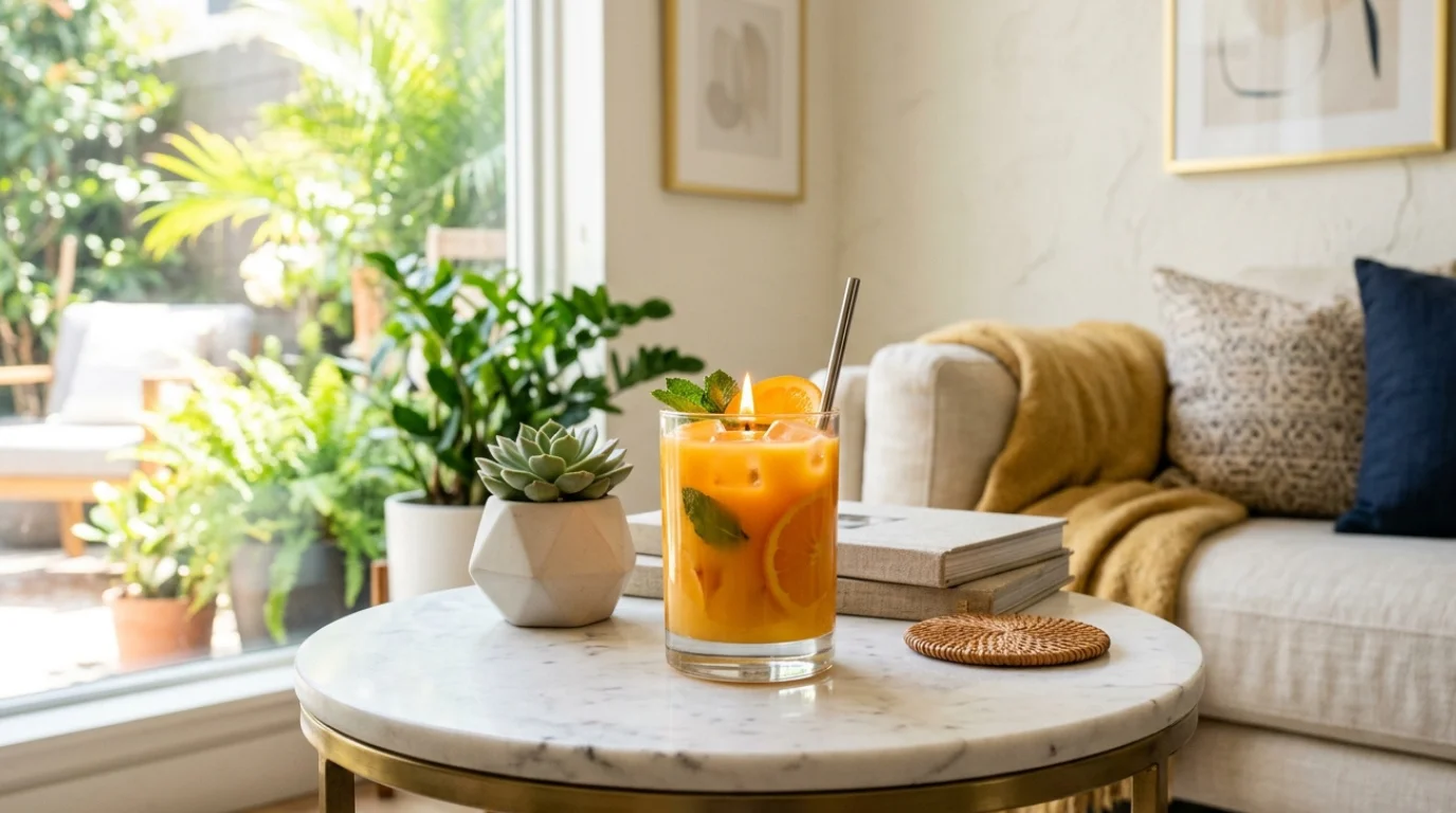 Summer drink candle ideas