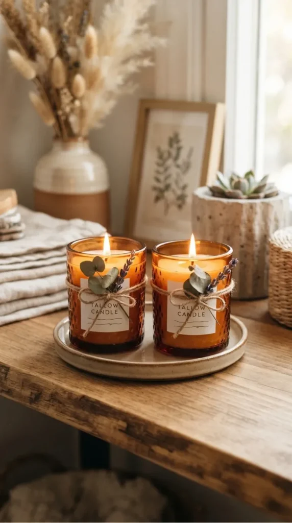 tallow candle ideas