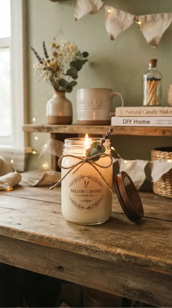 tallow candle ideas