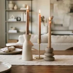 14 Modern Taper Candle Decor Ideas for a Refined Home taper candle decor ideas