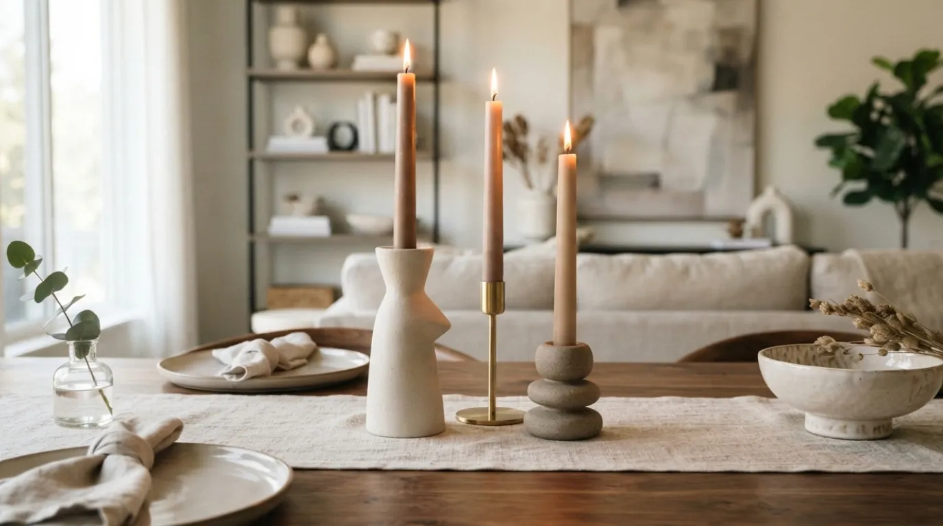 taper candle decor ideas