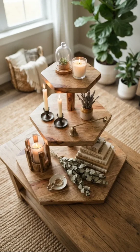 wood candle holder ideas