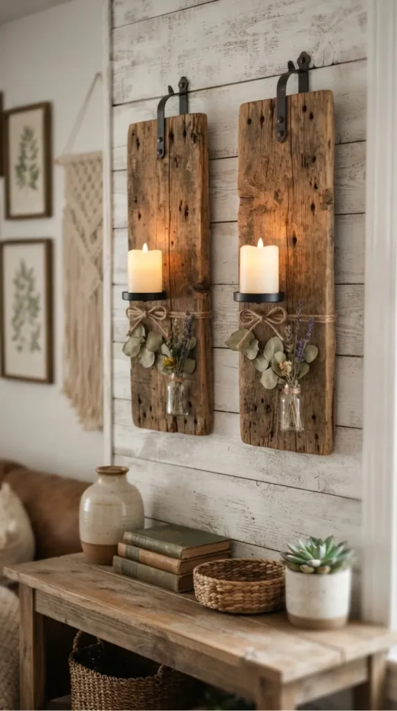 wood candle holder ideas