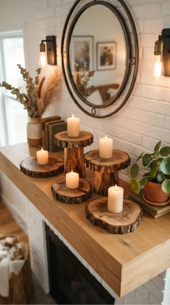 wood candle holder ideas