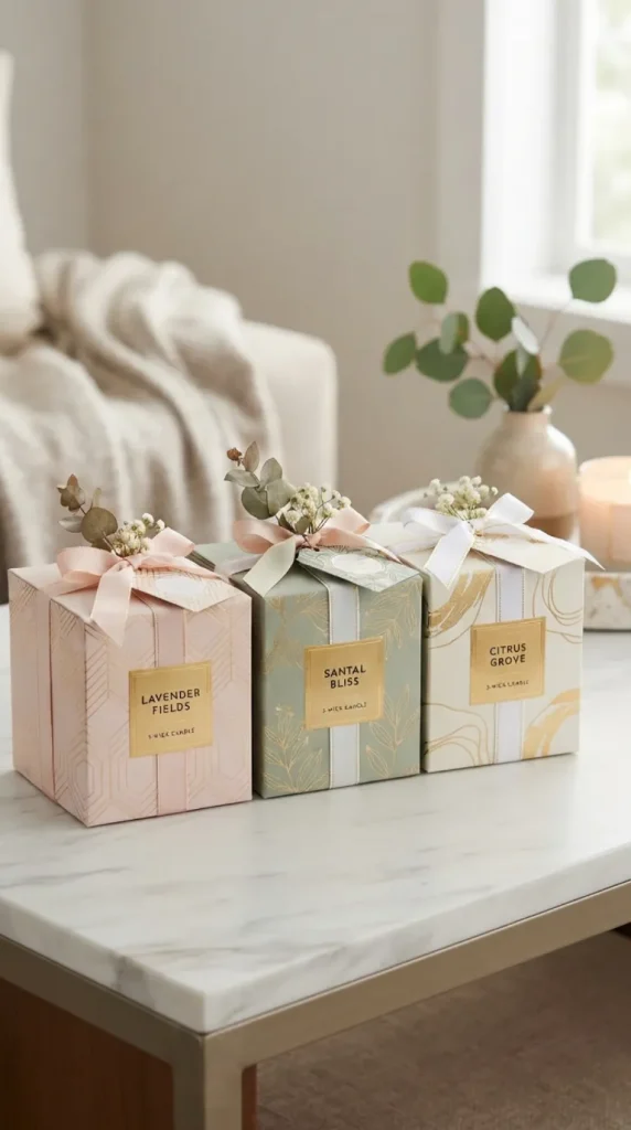3-wick candle gift ideas