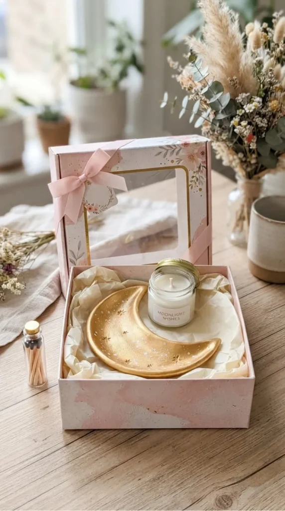air-dry clay candle gift ideas