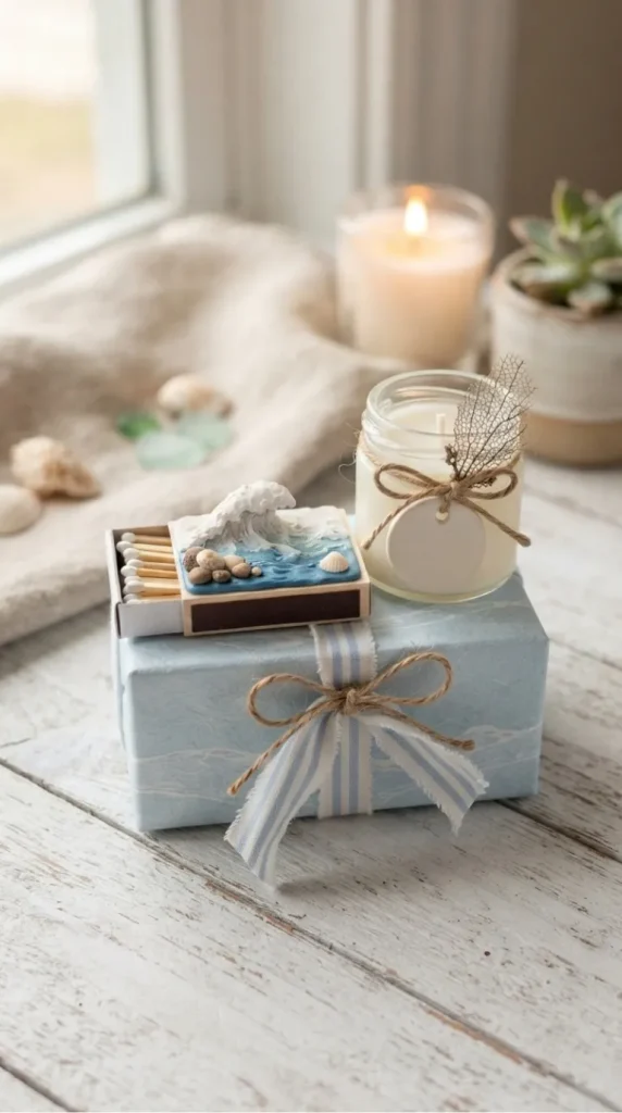 air-dry clay candle gift ideas