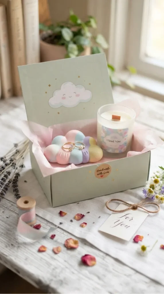 air-dry clay candle gift ideas