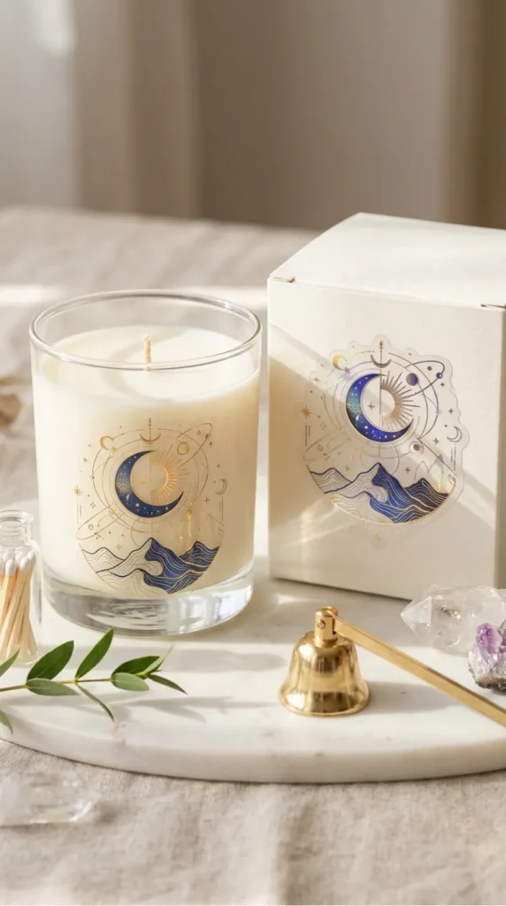 candle label artwork ideas