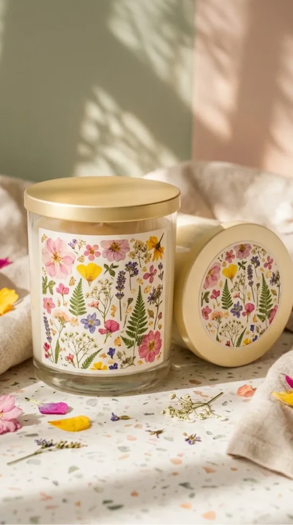 candle label artwork ideas