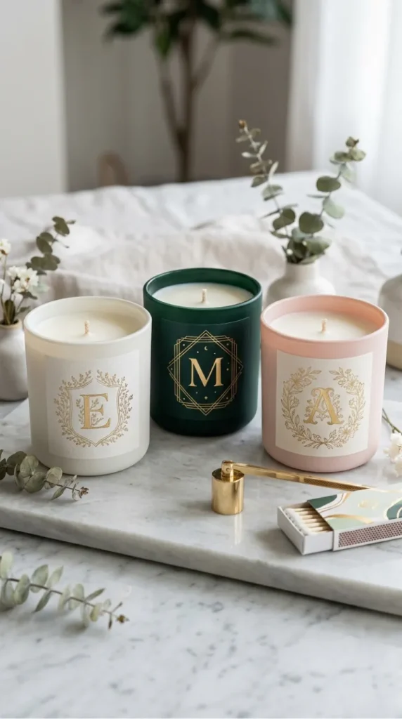 candle label artwork ideas