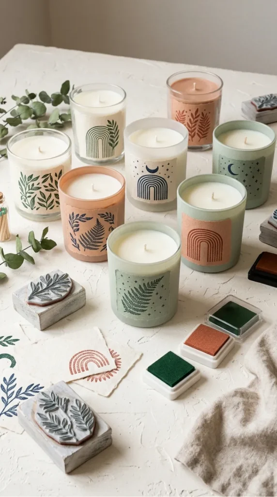 candle label artwork ideas