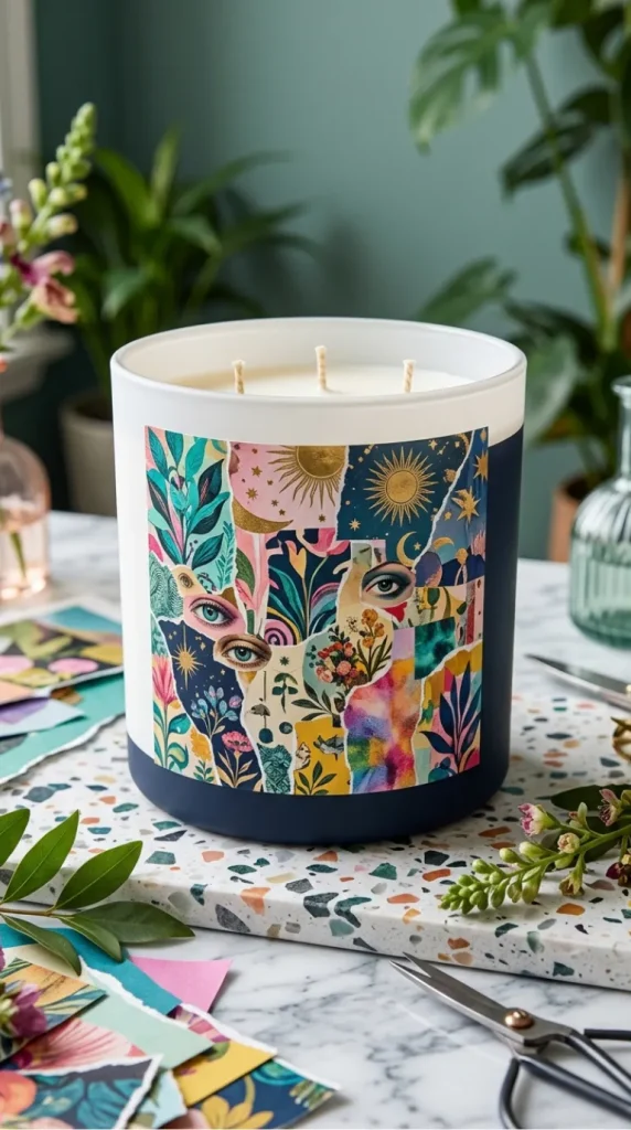 candle label artwork ideas