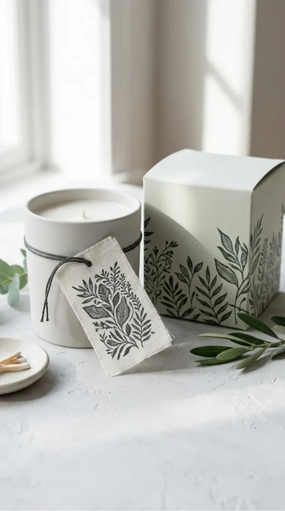 candle label artwork ideas