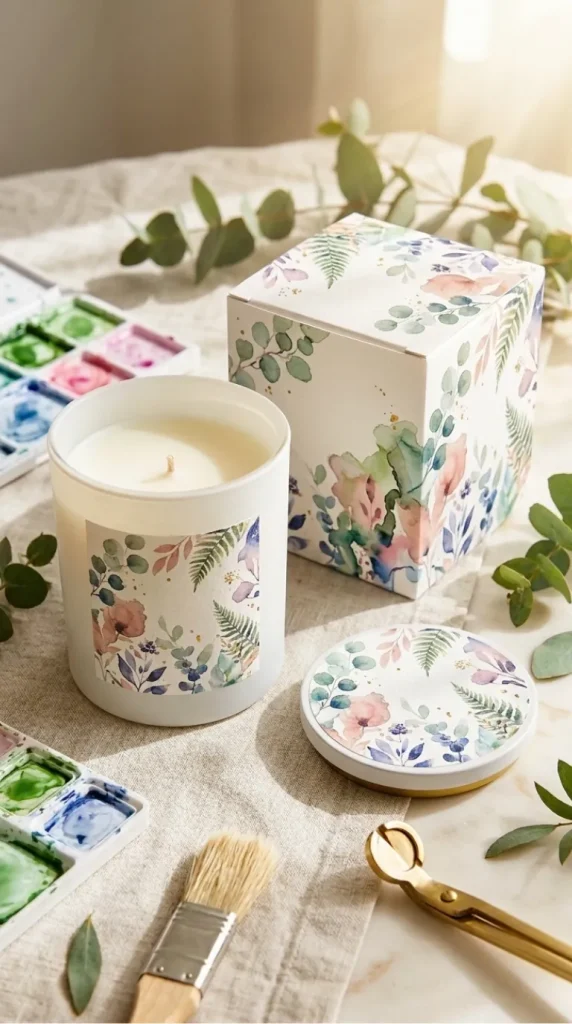 candle label artwork ideas