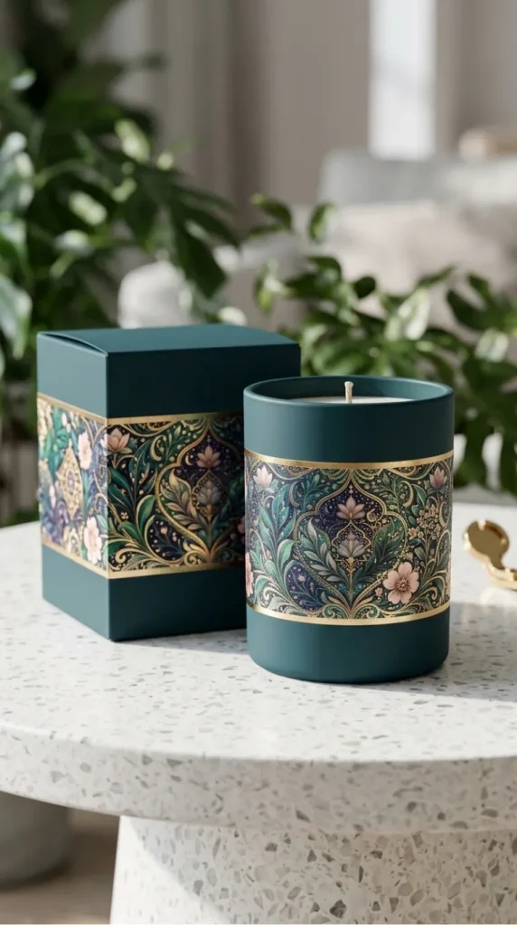 candle label artwork ideas