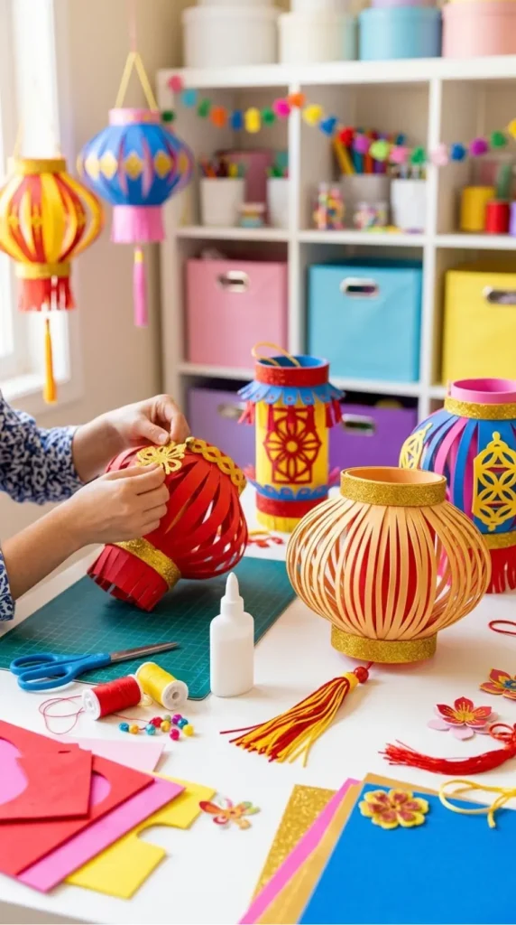 chinese lanterns craft for toddlers ideas