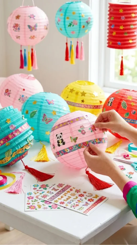 chinese lanterns craft for toddlers ideas