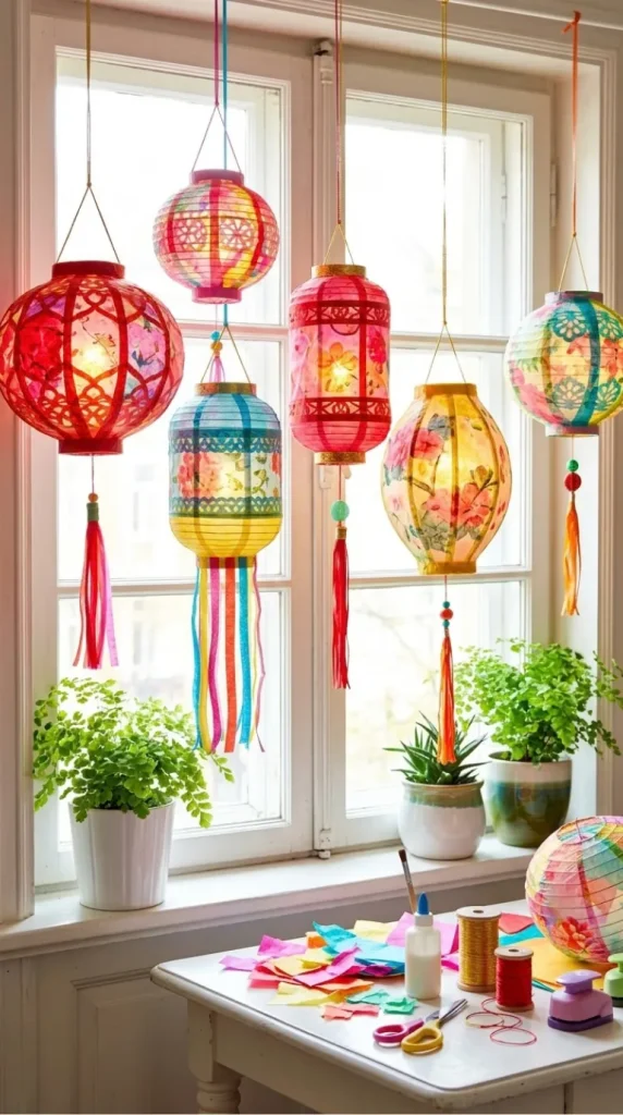 chinese lanterns craft for toddlers ideas