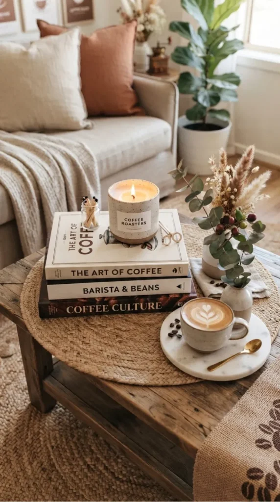 coffee table candle centerpiece ideas