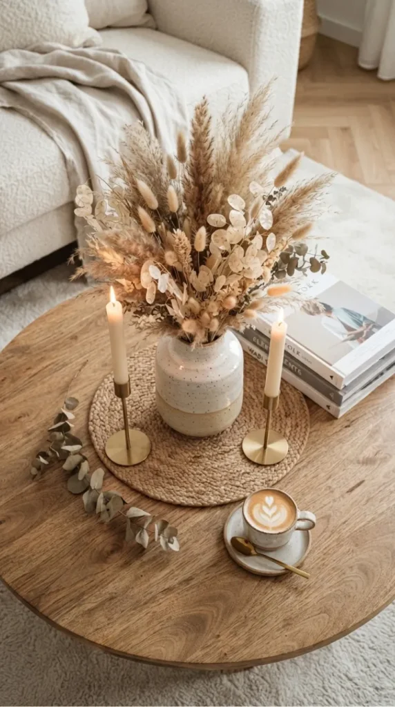 coffee table candle centerpiece ideas