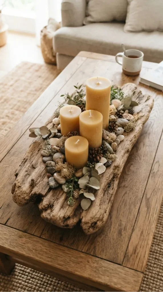 coffee table candle centerpiece ideas