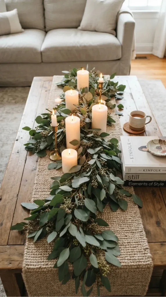 coffee table candle centerpiece ideas
