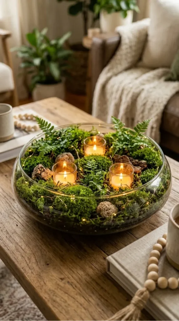 coffee table candle centerpiece ideas