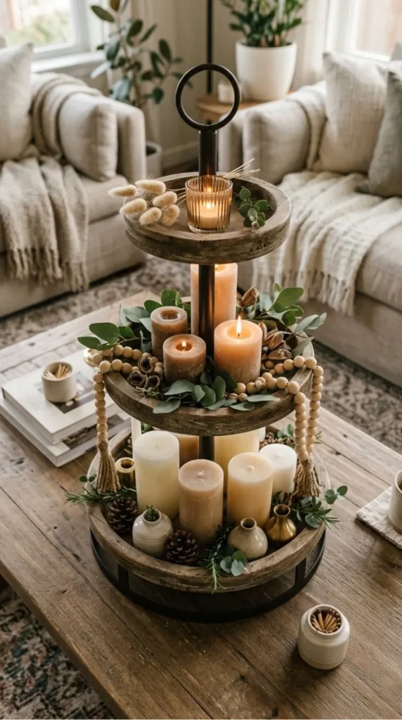 coffee table candle centerpiece ideas
