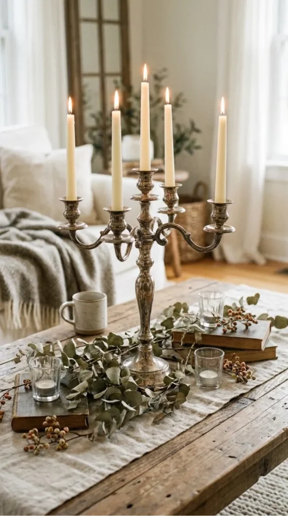 coffee table candle centerpiece ideas