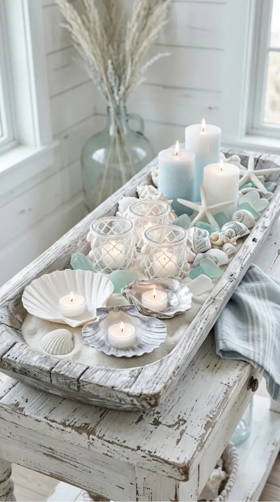 seashell candle holder ideas