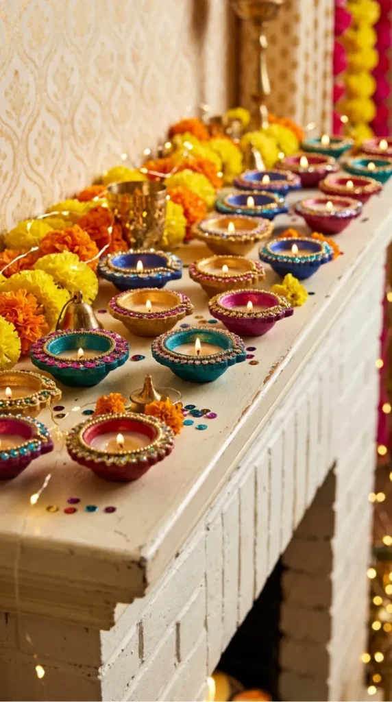 terracotta diya candle ideas