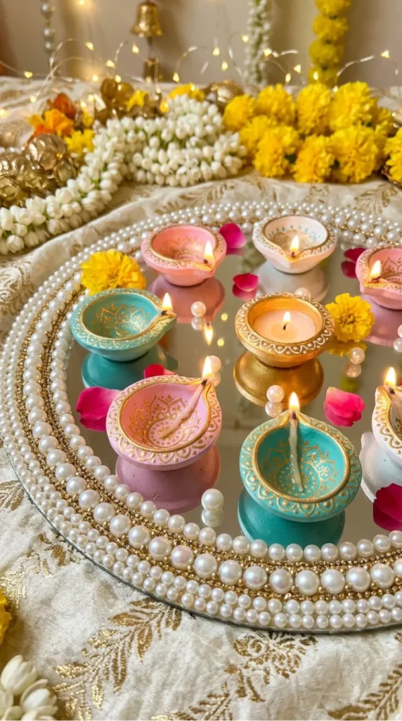 terracotta diya candle ideas
