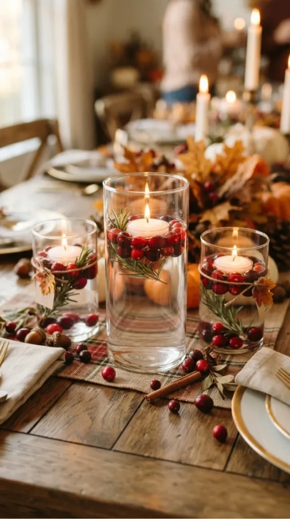 thanksgiving candle favor ideas