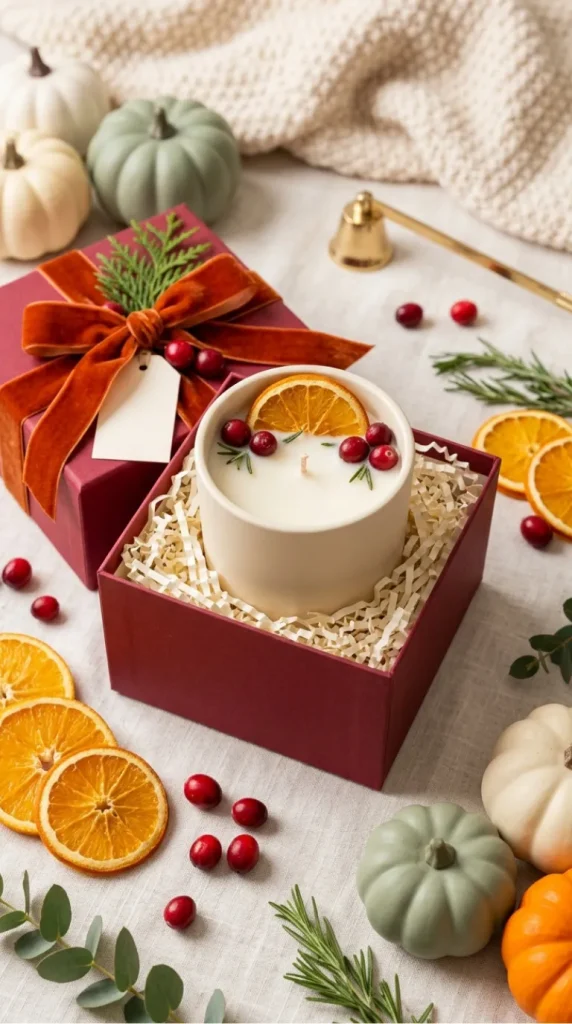 Thanksgiving candle gift ideas