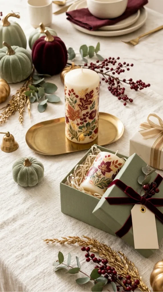 Thanksgiving candle gift ideas