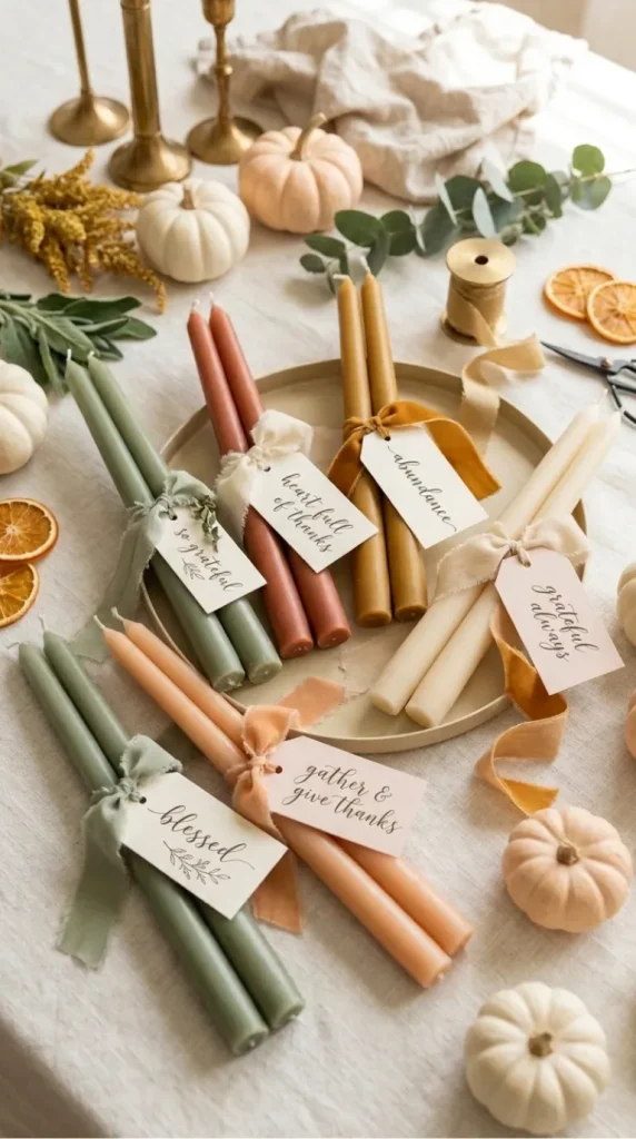 Thanksgiving candle gift ideas
