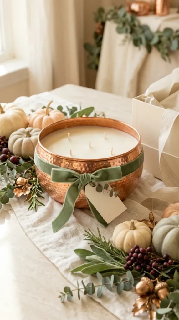 Thanksgiving candle gift ideas