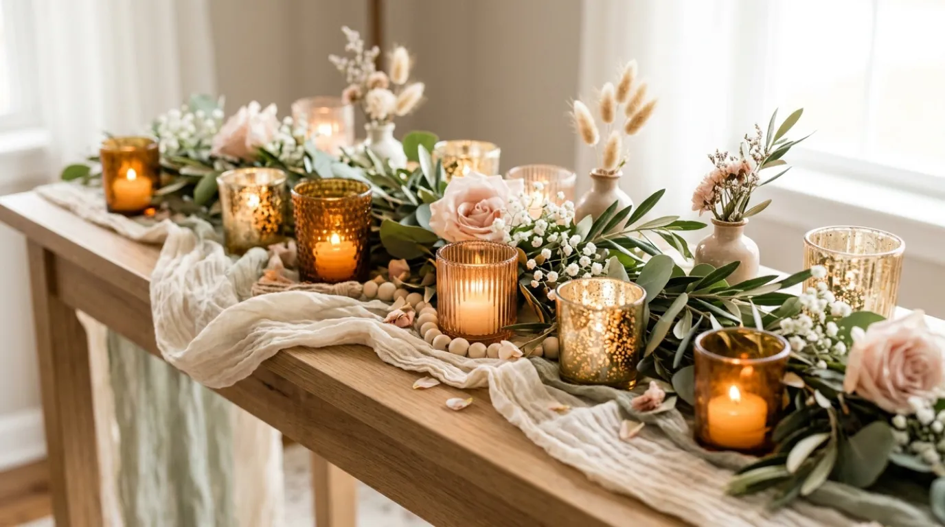 votive candle decor ideas