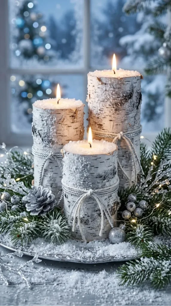 Winter wonderland candle ideas