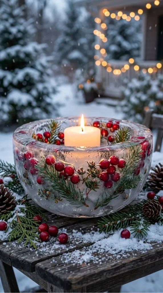 Winter wonderland candle ideas