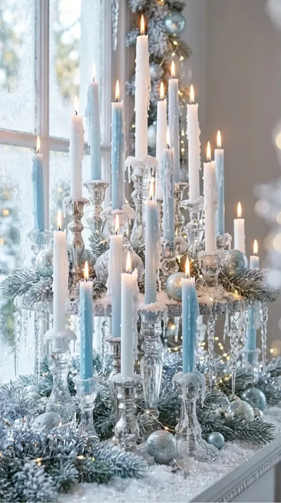 Winter wonderland candle ideas