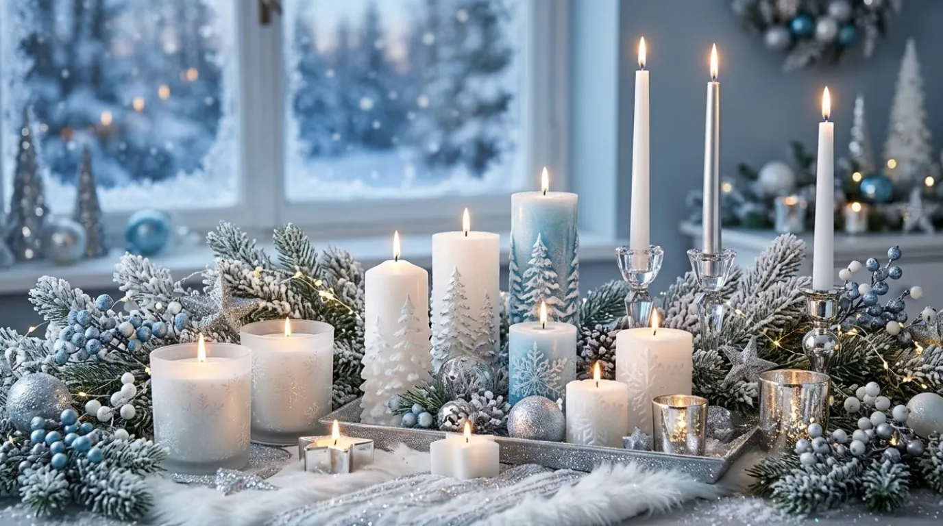 Winter wonderland candle ideas